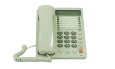 Reception phone w/ LCD and speakerphone